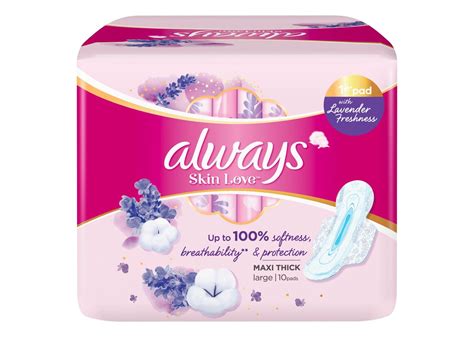 Buy Always Diamond Cotton Soft Thick Large Pads with Wings, 10 Pads ...
