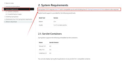 Image result for Spring Boot Java Compatibility Matrix