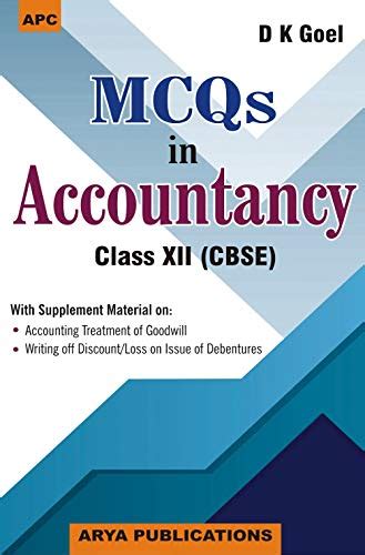 Mcqs In Accountancy-Xii : D.K. Goel: Amazon.in: Books
