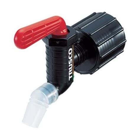 【お徳用セット まとめ買い 割安 セット販売】 TRUSCO 樹脂製給油コックキューちゃん 口径50 フッ素ゴム 赤 QC-50-FKM-R ...