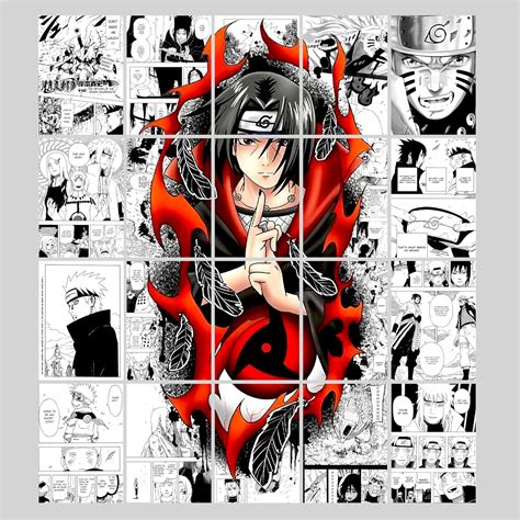 FlyBuy HUB Anime Merchandise Naruto Posters For Walls (Set Of 20 Poster ...