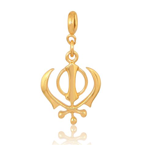 Khanda Charm (18kt Gold Micron) – Self Love Jewels