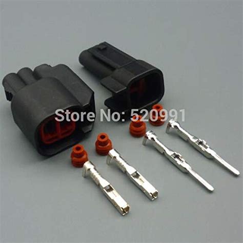Buy 1Set 1.5Mm 2Pin Injector Plug Connector Plug Injector Plug-In ...