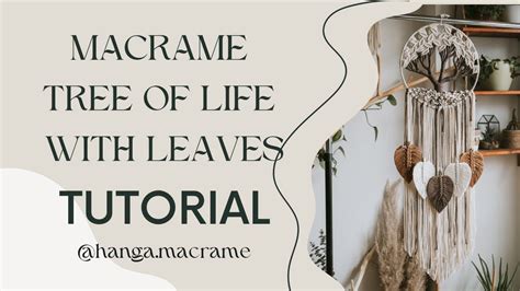 Macrame Tree of Life Tutorial On 8 Inch Hoop 的图像结果