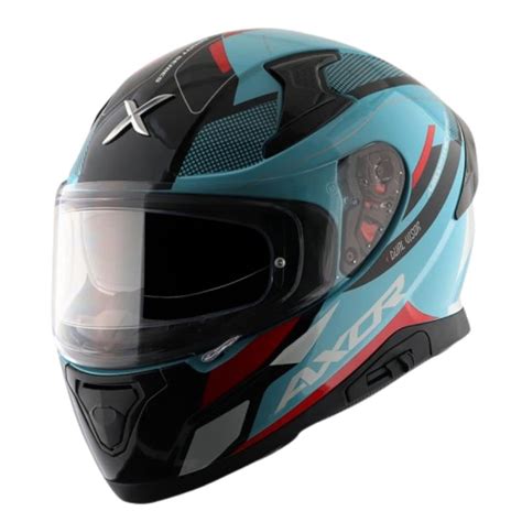 Axor Helmets Axor Helmets Apex Turbine Helmet (Hex Blue Red, Medium ...