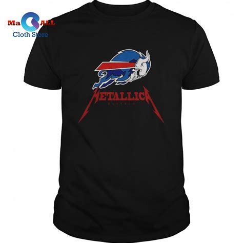 [HOT] Buffalo Metallica x Buffalo Bills T Shirt - Macall Cloth Store ...