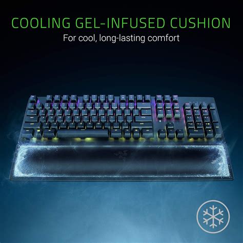 Razer Ergonomic Wrist Rest Pro for Full-Sized Keyboards Cooling Gel In ...