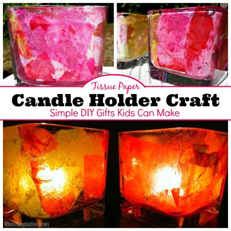 Tissue Paper Candle Holder 的图像结果