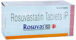 Rosuvas 20 Tablet – Treat High Cholesterol Levels