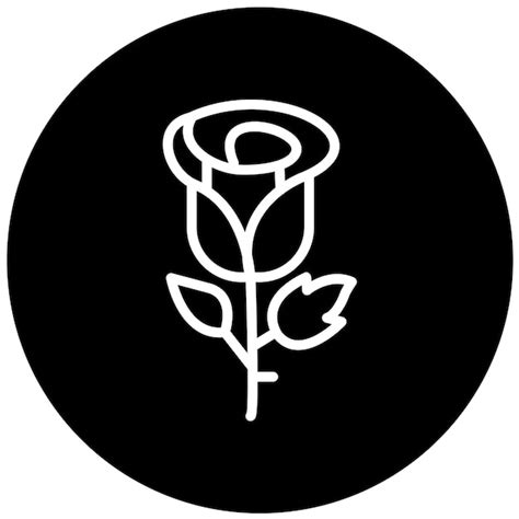 Vector design roses icon style | Premium Vector