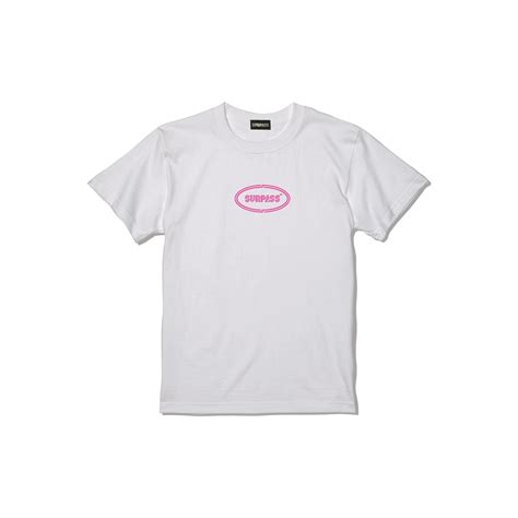 #001 WHITE T-SHIRTS - NEON PINK REFLECTOR - | SURPASS