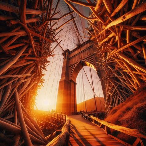 @ai.wow.one: Golden Gate Bridge - #bridge #goldengatebridge #sunset #sun - PROMPT in comment : r ...