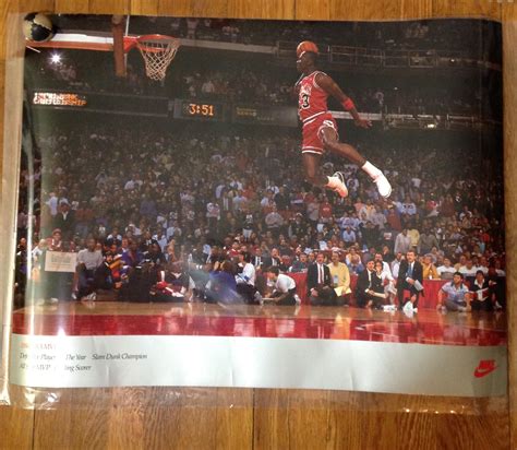Michael Jordan Dunk Contest Poster