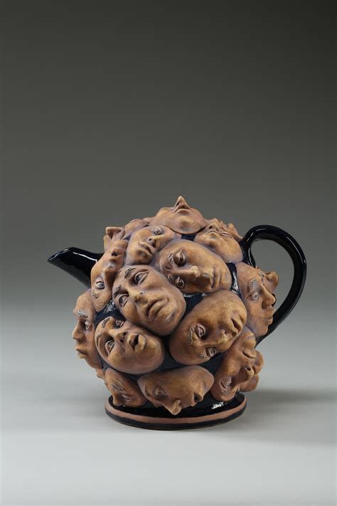 Beverly Mayeri - "Crowded Teapot", Contemporary, Ceramic, Sculpture ...