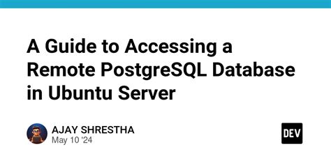 Image result for Create PostgreSQL Database for Remote Server