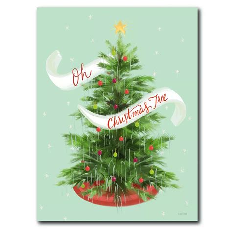 COURTSIDE MARKET Oh Christmas Tree Canvas Wall Art