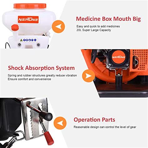 Neptune Simplify Farming 2 In 1 Knapsack Power Duster Sprayer with 2 S ...
