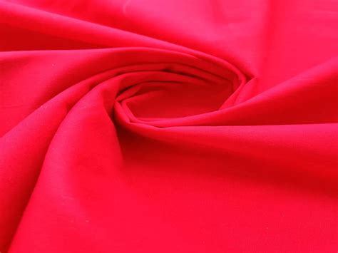 Red Plain Cotton Fabric – Fabrics & More