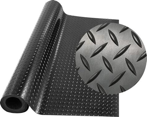 Amazon.com: Rubber Garage Floor Mats 4 6 8 10 12 14 16 FT Length, Heavy ...