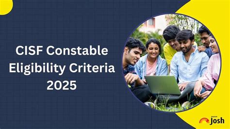 CISF Constable Eligibility Criteria 2025: Check Age Limit, Educational ...