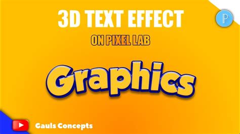 Image result for 3D Logo Text with Pixel Lab Tutorial