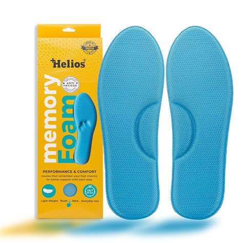 Helios Memory Foam for All Shoes Makes shoes Super Soft & Comfortable ...