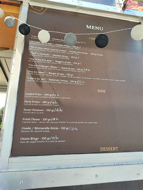 Menu au Los Pollos Hermanos, Popesti-Leordeni