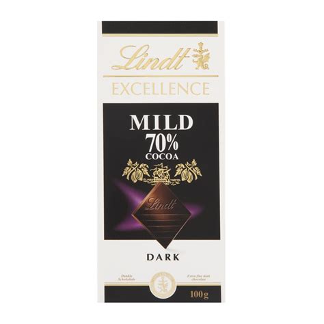 Lindt Excellence Mild 70 % Cocoa Dark Chocolate | Woolworths.co.za
