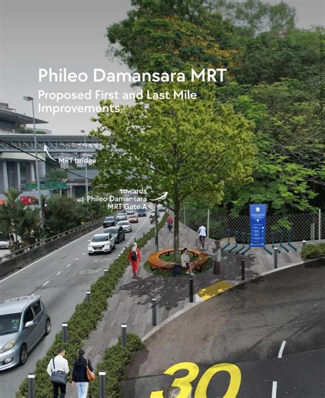 Safer first and last mile commute, Phileo Damansara MRT (Credit: Bike ...