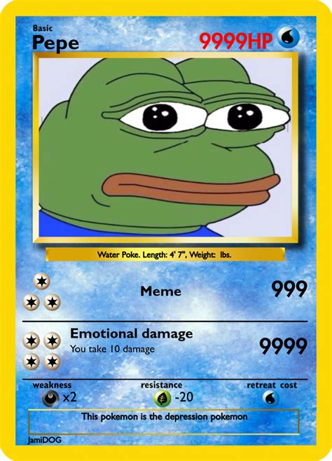 See related image detail. Pepe - PokeCardMaker