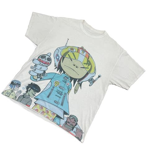 Gorillaz Noodle and the Band Tee Shirt | Band tee shirts, Gorillaz, Pet ...