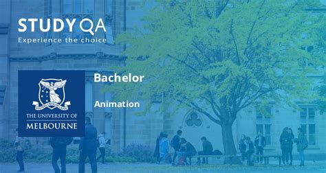 StudyQA — Bachelor: Animation — University of Melbourne