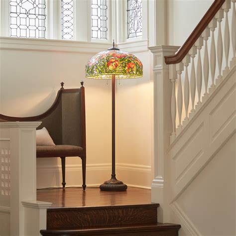 River of Goods 69"H Tiffany-Style Stained Glass Floor Lamp & Reviews ...