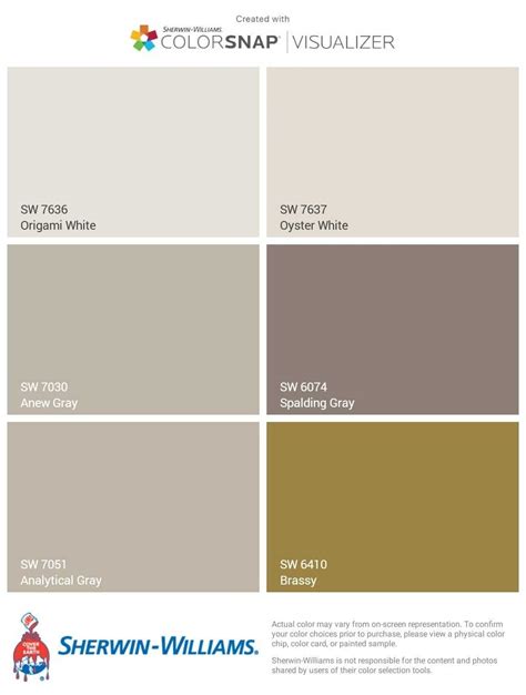 Oyster White and Origami White Color Scheme