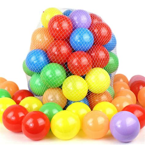 GoodLuck Baybee Plastic Baby Balls for Kids Multicolour 6CM Balls for ...