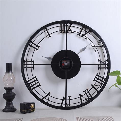 Marvy Wrought Iron Wall Clock