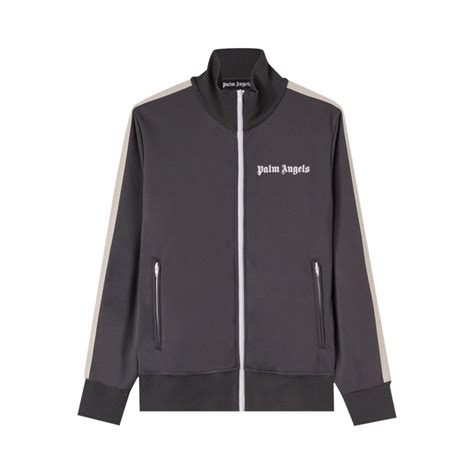 Palm Angels Classic Track Jacket 'dark Grey' Price in India | Culture ...