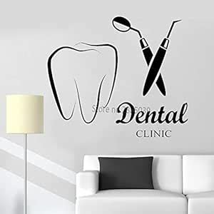 Gadgets Wrap Dental Clinic Logo Quote Wall Decal Dental Wall Stickers ...
