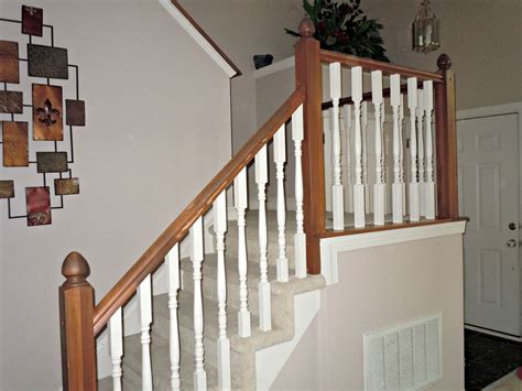 diy-oak-banister-makeover-Semi-Domesticated-Mama-featured-on ...