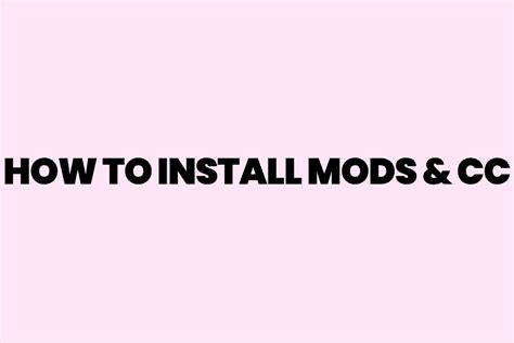 Image result for Sims 4 Mod Download Tutorial