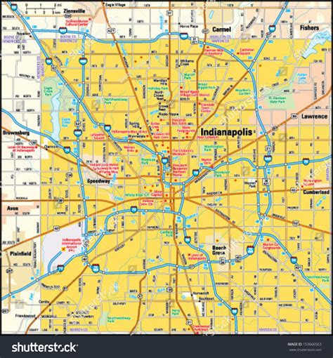 Indianapolis On Map