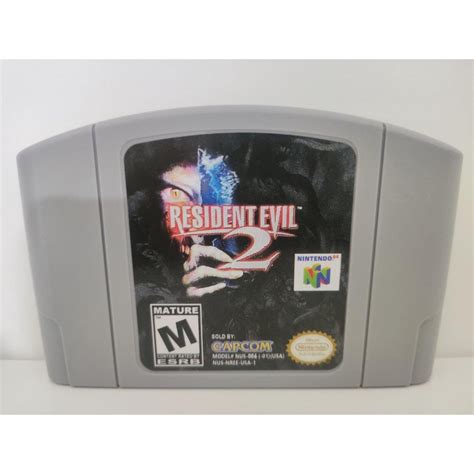 Fita / Cartucho Resident Evil 2 N64 Nintendo Salvando | Shopee Brasil