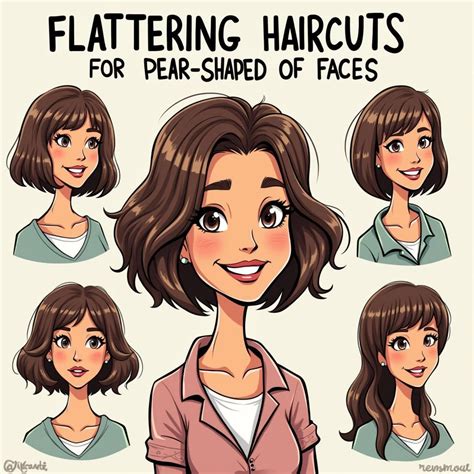 Best 13 15 Hairstyles for Pear-Shaped Faces to Flaunt Your Finest ...