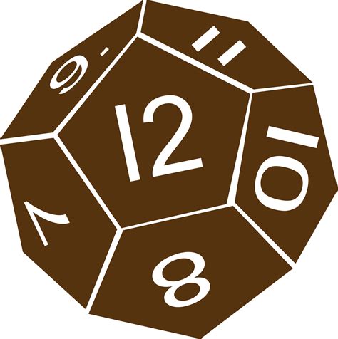 Download HD This Free Icons Png Design Of D12 Twelve Sided Dice Transparent PNG Image - NicePNG.com