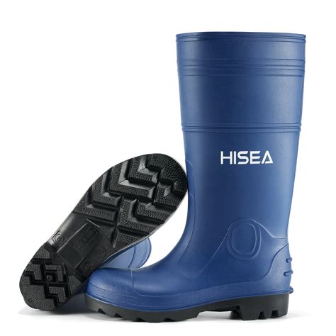 Customer reviews for HISEA Men's Waterproof Rubber Rain Boots with ...