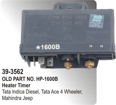 Heater Timer Electronic Tata Indica Diesel,Tata Ace 4 Wheeler, Mahindra ...