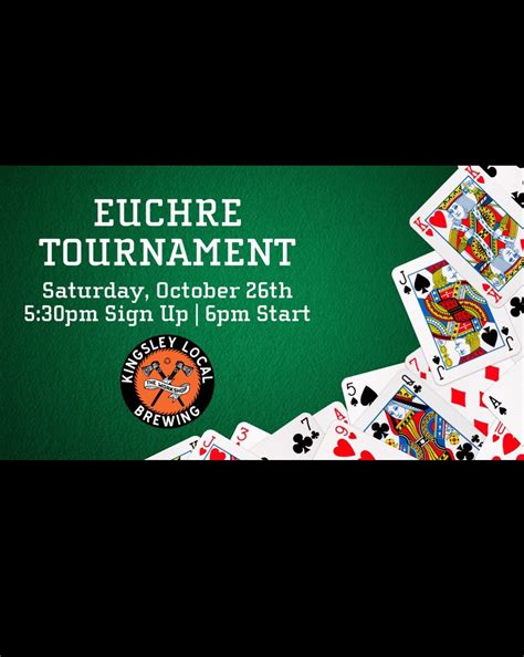 Euchre Tournament , 121 S Brownson Ave, Kingsley, MI, 26 October 2024 ...