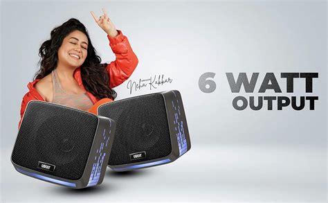 UBON CP-018 Cuba Serier 2.0 Multimedia Speaker with Aux Connectivity ...