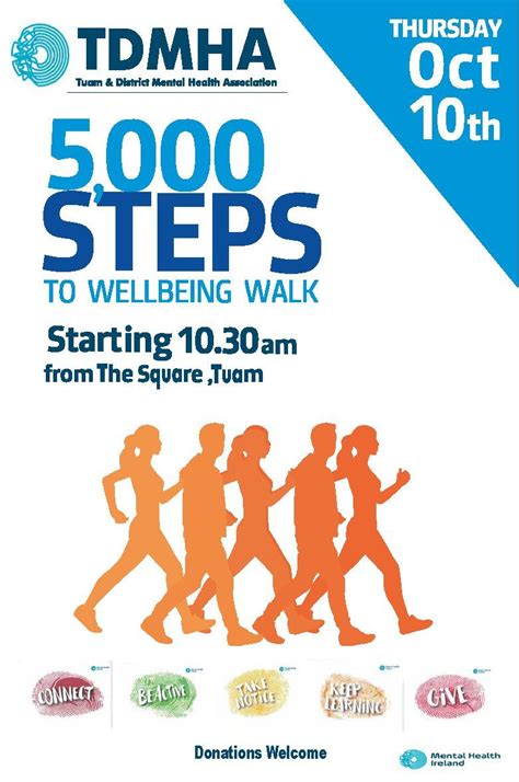 5000 Steps to Wellbeing Walk , The Square tuam, Galway, 10 October 2024 ...