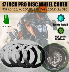 Sharm PRO Disc Wheel Cover For APACHE 160 4V 17 inch Bike Fairing Kit ...